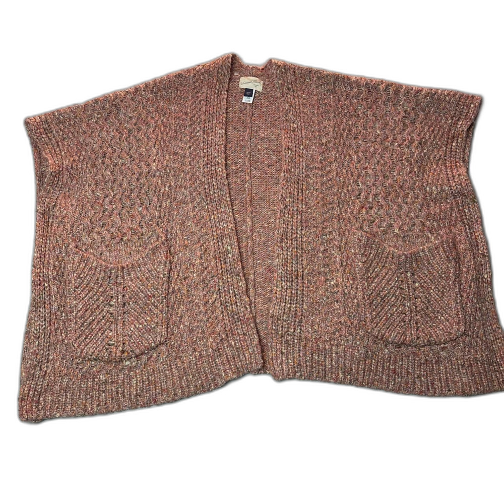 Universal-thread Boxy Pink Chunky Knit Cardigan OSFM
